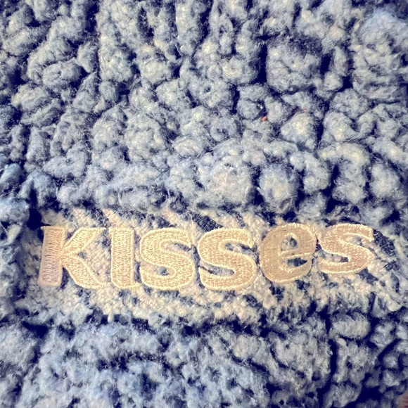 Boxercraft Hershey’s Kisses Blue Fleece Pullover Size XS - Picture 3 of 9